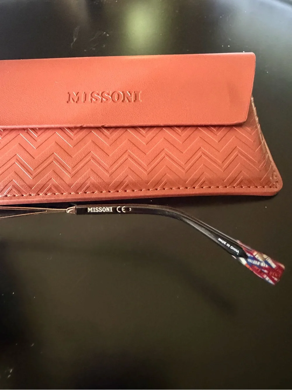 Missoni Gold Frame Sunglasses with Brown Lenses